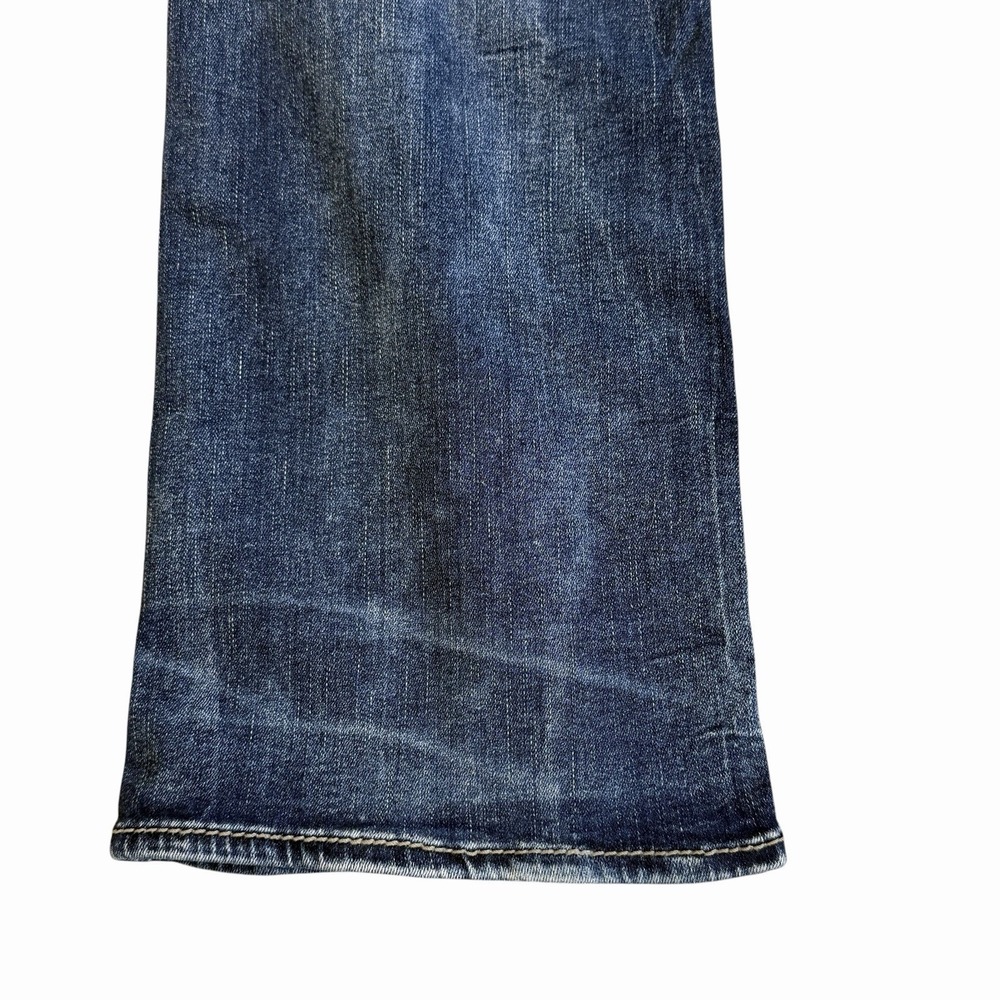 Silver Jeans Suki High Boot Women's Size 33x35 Dark Wash Stretch Denim Jeans - Picture 4 of 9
